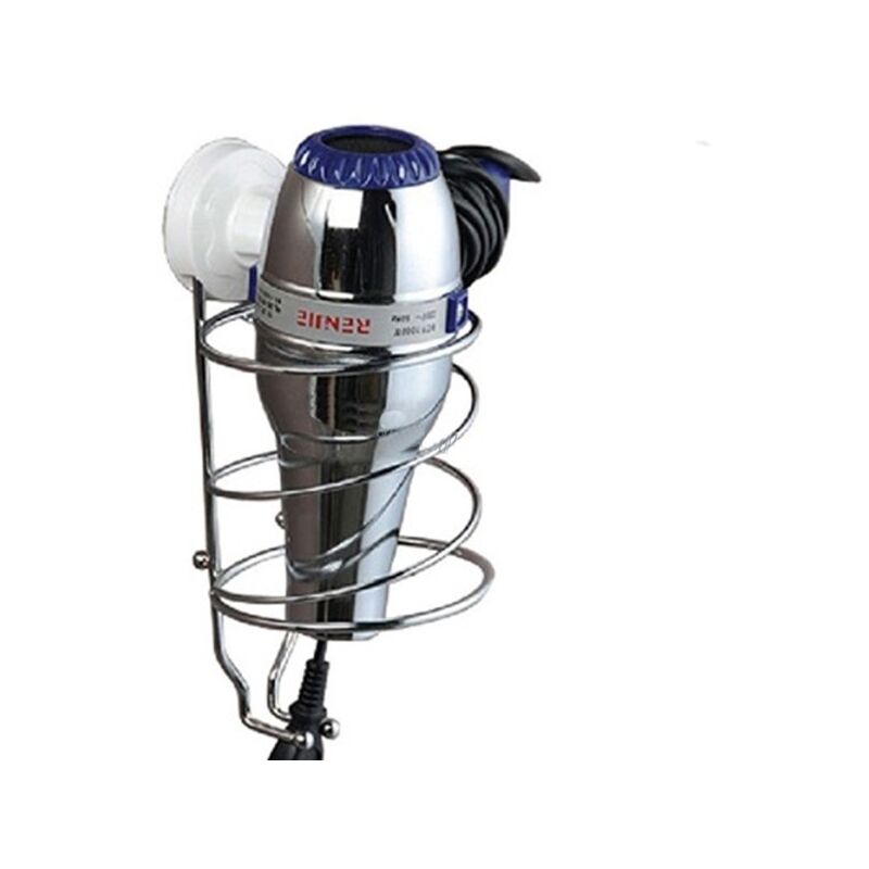 CODIRATO Porta Asciugacapelli da Parete Supporto Asciugacapelli in Acciaio Inox Ganci Asciugacapelli con Natro Biadesivo per per Cucina Barbiere