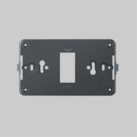 Supporto a parete per serie 'tondo' 1 modulo  EC ELETTROCANALI