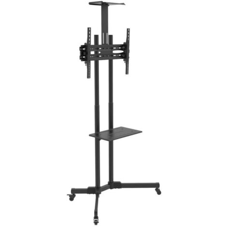 Supporto a Parete per TV e Monitor ITB OM07108, Compatibile con Schermi fino a 70 Pollici, Nero