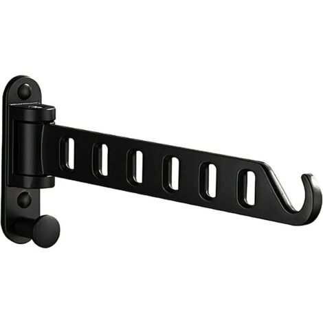 Supporto a parete, supporto a parete pieghevole con gancio per lavanderia, camera da letto, bagno, balcone