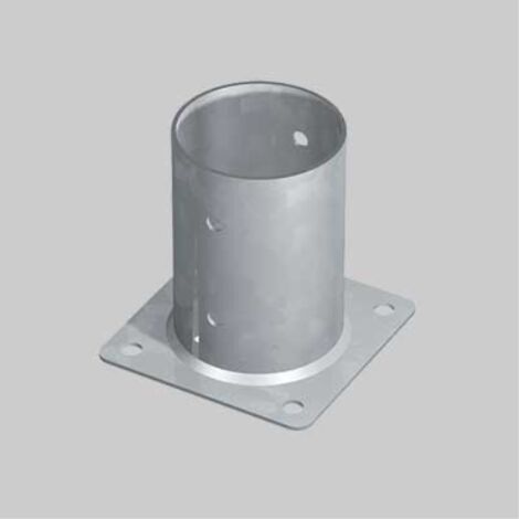 Supporto a pavimento per pali tr2 ø 100x150h - base 150 mm TECFI