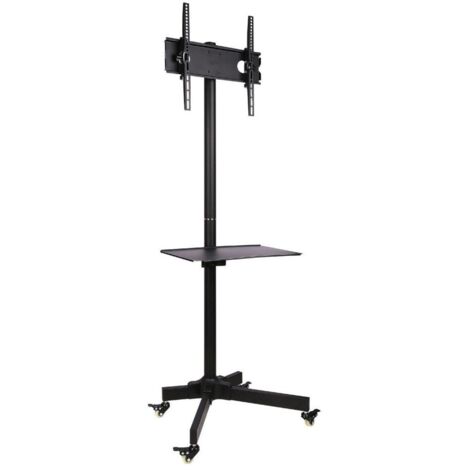 Supporto a Pavimento Techly con Mensola e Carrello per TV LCD/LED/Plasma da 23'' a 55''
