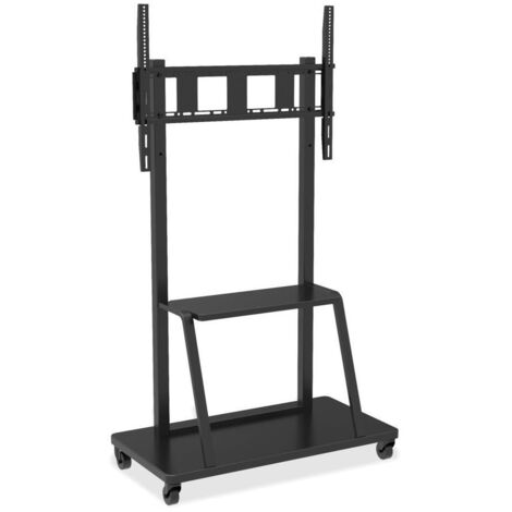 Supporto a Pavimento Techly con Mensola per TV LCD/LED/Plasma 55-100'' Nero