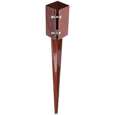 Supporto a picchetto per pali 75 x 75 x 750 mm