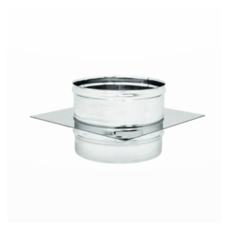 Supporto a solaio mf da 80mm in acciaio aisi 304
