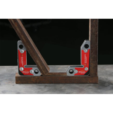Supporto, accessori per utensili elettrici, accessori per saldatura, presse angolari per saldatura magnetica, accessori per utensili per saldatura potenti, 2 pezzi.