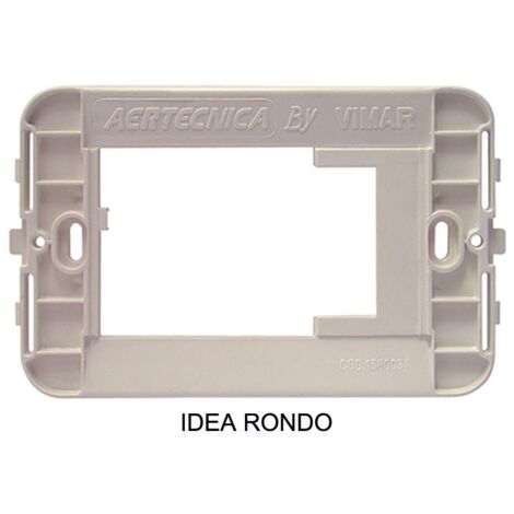 Supporto adattatore per placca Vimar IDEA RONDO, avorio NA676 - -  AERTECNICA - -