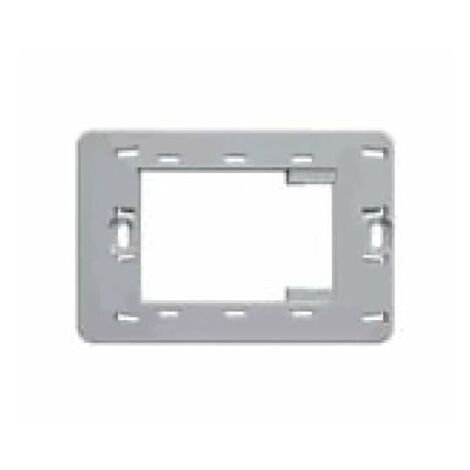 Supporto adattatore presa d'aspirazione VIMAR EIKON EVO grigio metallizzato NA401 NA401