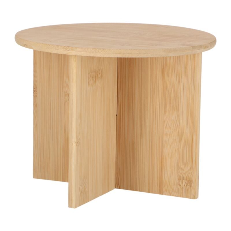 Support pour plantes en bambou - Beige - d 25 x h 19,5 cm - Livraison gratuite