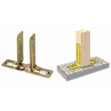 Supporto Ancoraggio Acciaio Trop Art.789 70/140X65X205 - 4 Pz