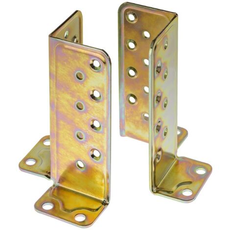 SUPPORTO ANGOLARE PER TRAVE IN LEGNO LAMELLARE IN ACCIAIO TROPICALIZZATO 73X73X177 MM