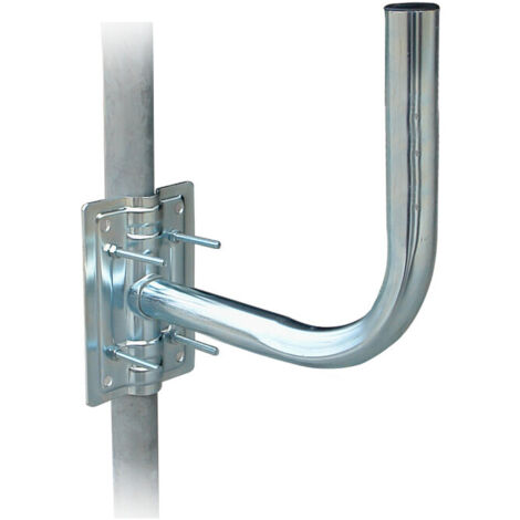SUPPORTO ANTENNA CURVO PALO MURO 24 CM FIG.2- 1,0 pz