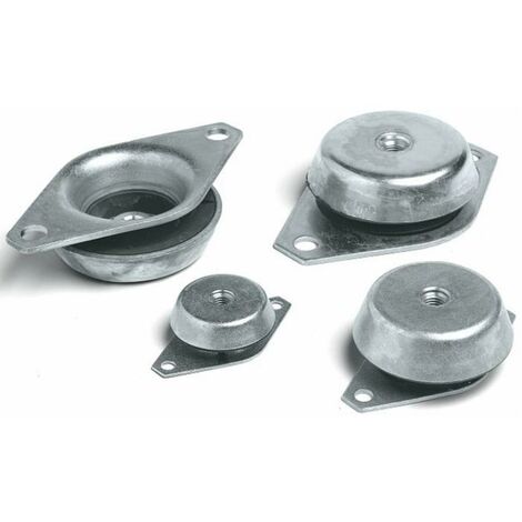 Supporto antivibrante ø 120 con dado,M16