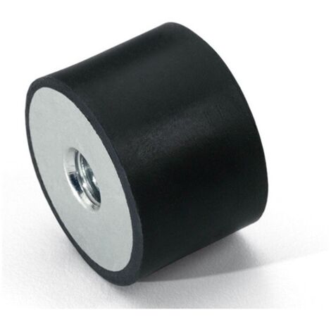 Supporto antivibrante in gomma femmina-femmina  30x30  m8