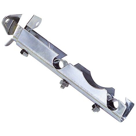 Supporto Barra 12 mm.Ø Cromato Doppio Frontale