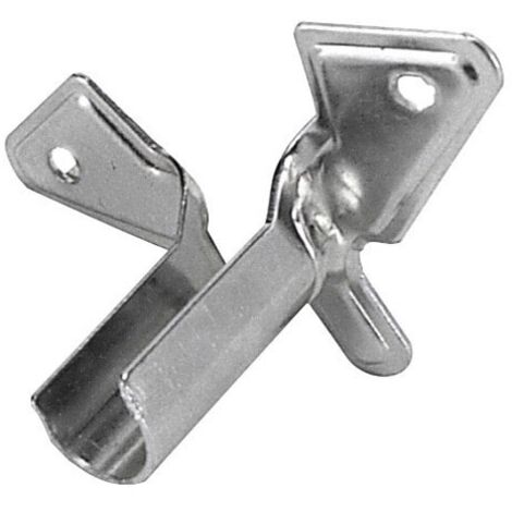 Supporto Barra 12 mm.Ø Laterale Cromato
