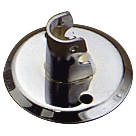 Supporto Barra 12 mm.Lato Tondo Cromato