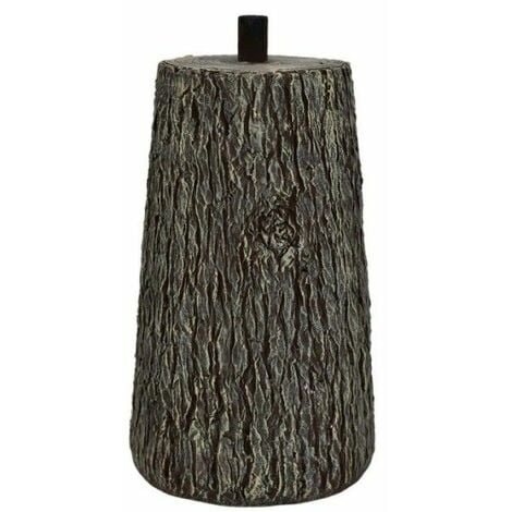 Supporto Base Tronco Per Albero Di Natale Effetto Legno in fibra di vetro Ø 35xH55 cm per alberi da 240 cm a 270 cm