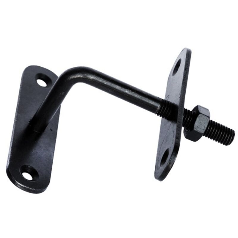 EDM - Supporto per corrimano nero regolabile