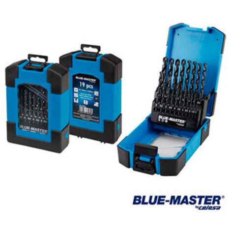 SUPPORTO BLU 19PZ HSS DIN338 Ã˜1-10X0,5MM