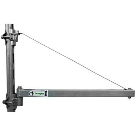 SUPPORTO BRACCIO ASTA A BANDIERA GIREVOLE PARANCO MONTACARICHI 250kg/110cm COMPA