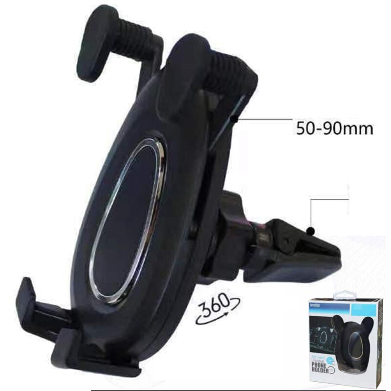 Image of Trade Shop Traesio - Trade Shop - cellular support für parabrezza clip portacellular 360 ° -
