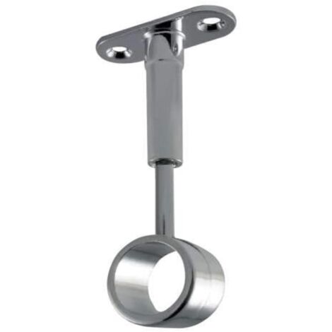SUPPORTO CENTRALE PER TUBI ROTONDI Ø20MM- IN ZAMA - CROMATO