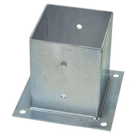Supporto Chiuso per Travi in Legno mm. 101X101 Piano mm. 180X180