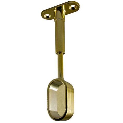 SUPPORTO CIECO PER TUBO OVALE - OTTONATO