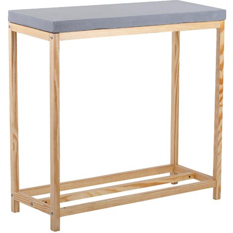Supporto con Base Cemento Rett 80x35x79 cm