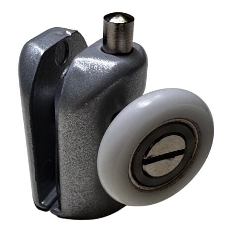 Kit Cuscinetti Box Doccia | 2 Pezzi | Rotelle A Sfera | Diametro 25mm | Filettatura M6 | Per Ante Scorrevoli - Foto 3