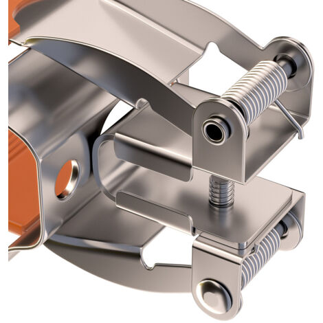 Supporto Da Incasso Per Binario In Metallo Colore Grigio