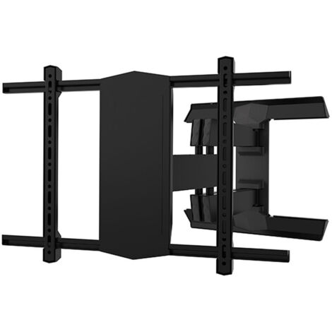 Supporto da parete B-Tech Braccio per schermi doppio 75''max 50kg Nero [BT8227/B]