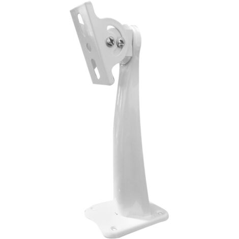 Supporto da parete per telecamera di sorveglianza, supporto da parete universale per telecamera di sorveglianza, montaggio a parete e a soffitto bianco (18,57 cm)