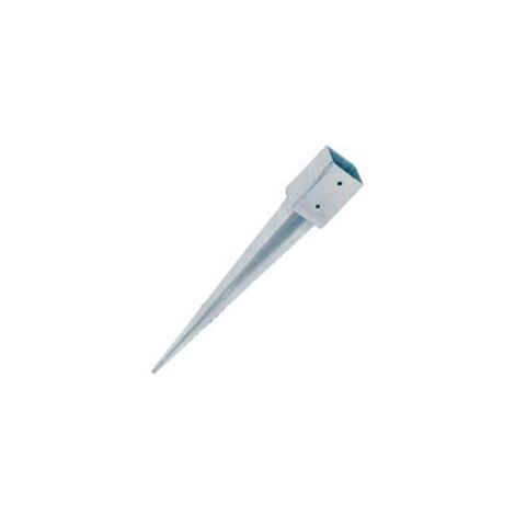 SUPPORTO DA PIANTARE SU TERRENO PER TRAVE ART.797  mm.71x71x750    ALDEGHI