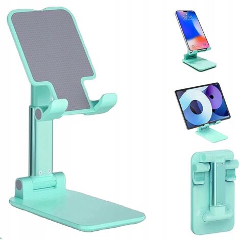 Supporto da scrivania pieghevole per tablet e telefono, 4-13 pollici, menta