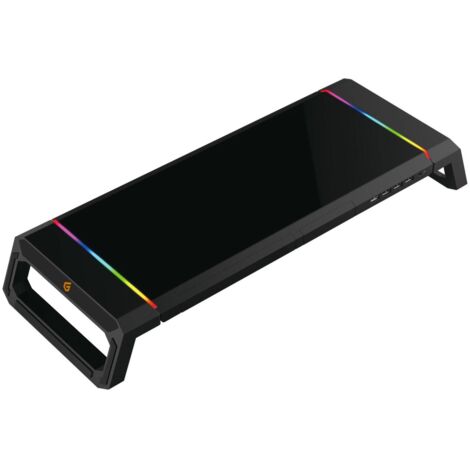 Supporto da tavolo da gioco conceptronic per hub monitor ergonomico usb 2.0 luce rgb