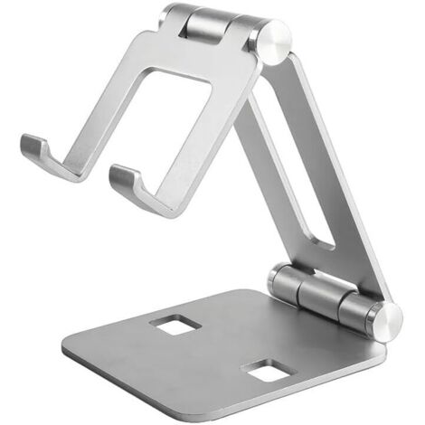 Supporto da tavolo per telefono – Supporto regolabile per telefoni cellulari, e-reader e tablet, universale, compatibile con iPhone