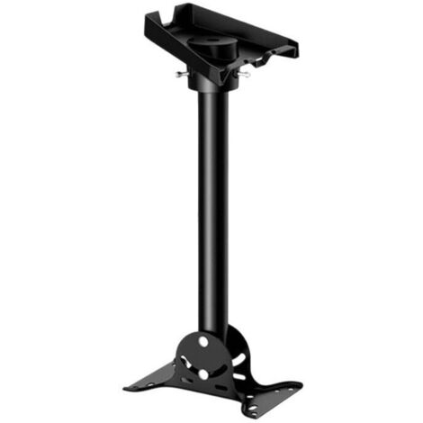 Supporto da tetto Starlink, kit di montaggio satellitare in acciaio inox nero, staffa per asta satellitare resistente alle intemperie per Starlink Gen3