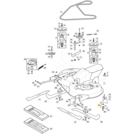 Supporto deflettore erba ORIGINALE STIGA trattorino tagliaerba 1330m 325785418/0