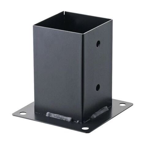 supporto di ancoraggio a terra da appoggio, 91x91 mm - antracite
