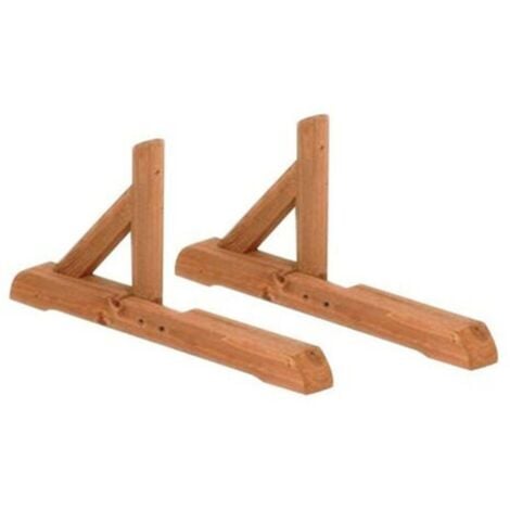 GDLC PIEDINO DOPPIO SUPPORTO PER PANNELLO GRIGLIATO IN LEGNO (19908)