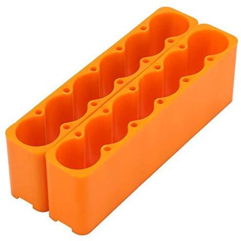 Supporto di fissaggio in plastica regolabile per morsetto batteria 18650 da 2 pezzi per pacchetti industriali di saldatura a punti (6 sezioni)