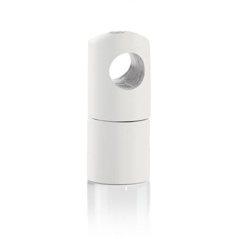 Supporto Distanziatore Cavo Metallo Bianco 15X30Mm