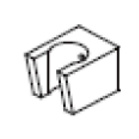 Supporto doccetta p/art. 100-pai-b / 100-paf-b / 100-pac