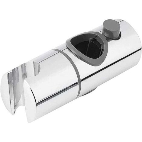 Supporto doccia regolabile in ABS, supporto per soffione doccia per barra doccia rotonda standard da 25 mm