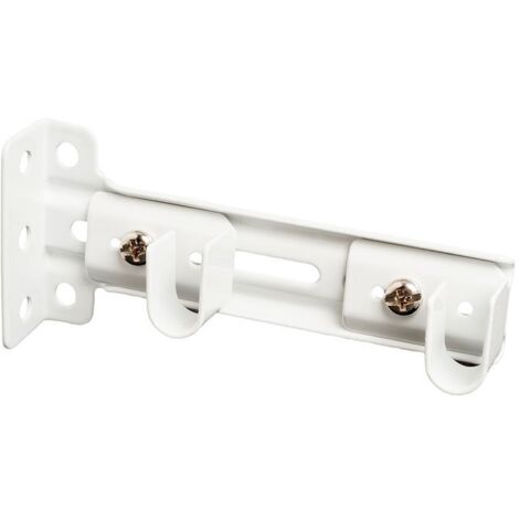 Supporti Per Barra Tenda Acciaio Inox - Doppio Binario, Per Soffitto