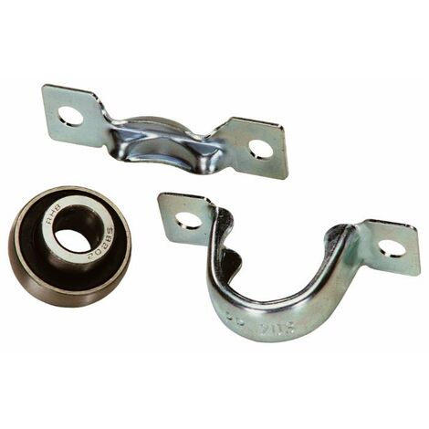 Supporto dritto in lamiera stampata SBPP 204 con cuscinetto Ø 20mm