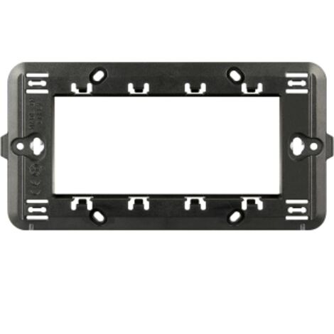 Supporto Easy 4 Moduli Aggancio Frontale ( ELETTROCANALI cod. ECSE804 )