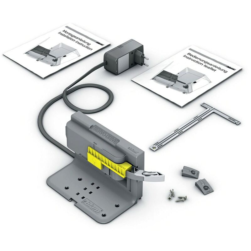 Image of Supporto elettrico per apertura cassettone portarifiuti d'appoggio servo-drive uno Blum